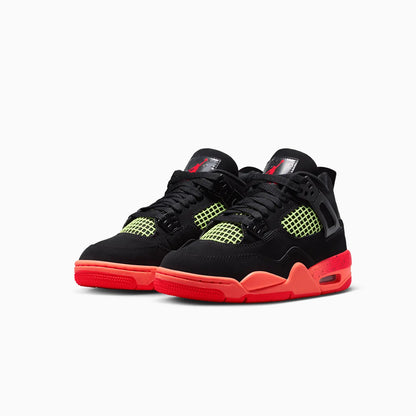 Kid's Jordan 4 Retro "Black Infrared 23" Grade School