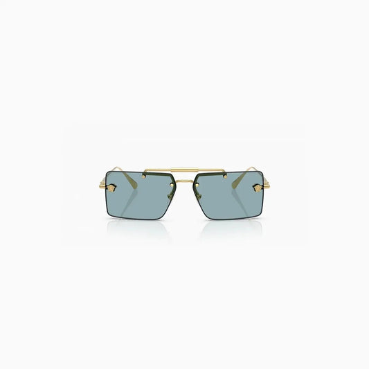 Men's Versace Gold Blue Sunglasses