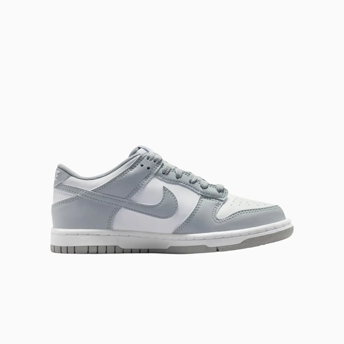 Kid's Dunk Low "Light Smoke Grey White" Grade School