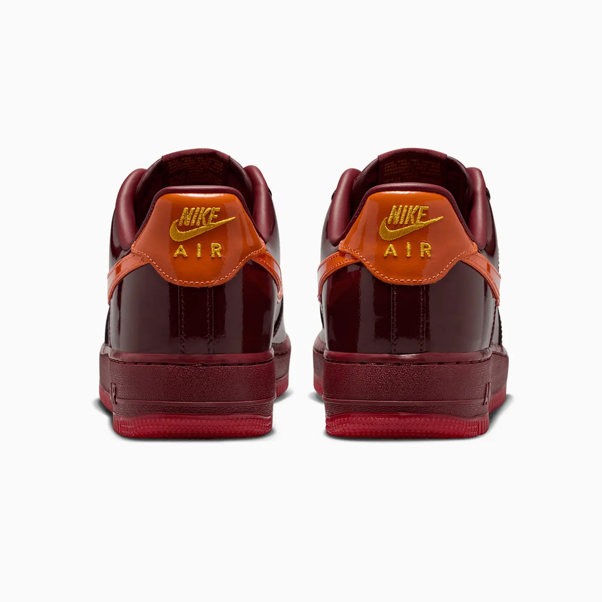 Men's Air Force 1 Low "Dark Team Red and Safety Orange"