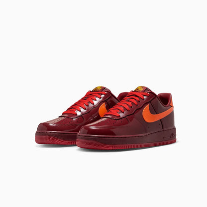 Men's Air Force 1 Low "Dark Team Red and Safety Orange"