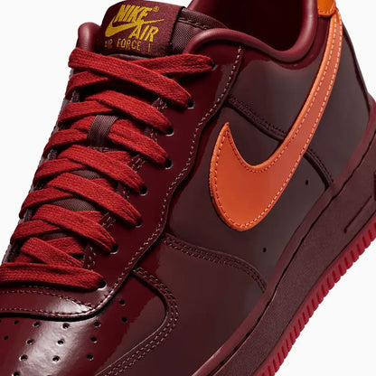 Men's Air Force 1 Low "Dark Team Red and Safety Orange"