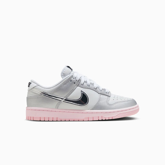 Women's Dunk Low LX "Metallic Silver Pink"