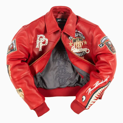 Women's American Bruiser Crop Leather Jacket