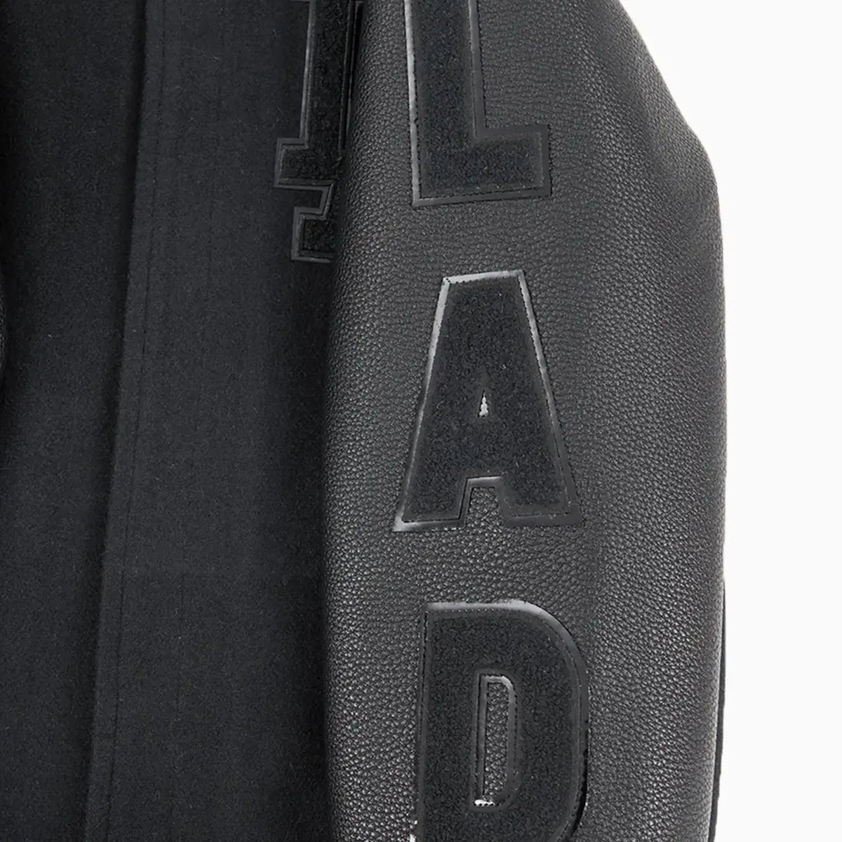 Kid's Los Angeles Dodgers MLB Triple Black Wool Varsity Jacket