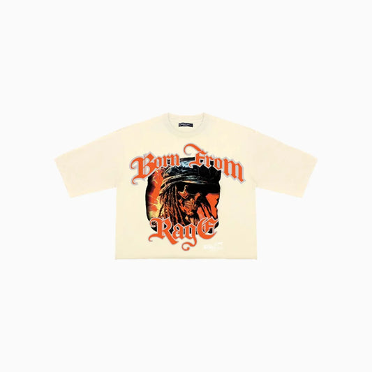 Men's Drop Shoulder T-Shirt With Rhinestone