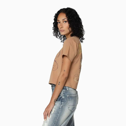 Women's Regular Fit Patch T-Shirt