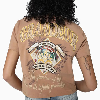 Women's Regular Fit Patch T-Shirt
