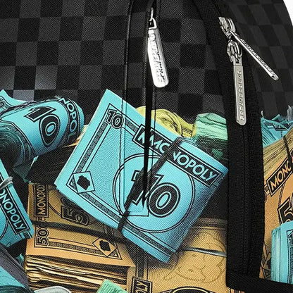 Monopoly Money Stacks Backpack