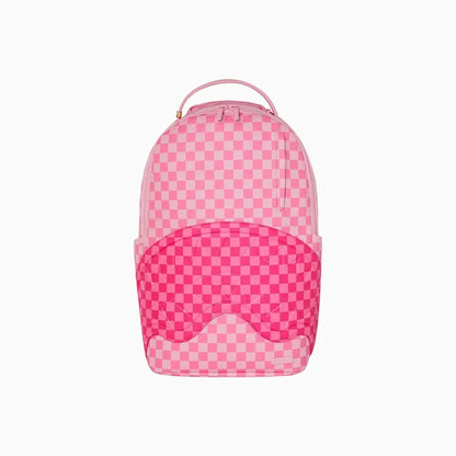 Pink Sharks In Paris Patch Backpack