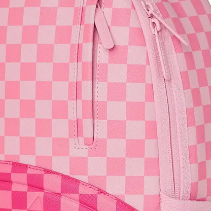 Pink Sharks In Paris Patch Backpack