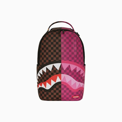 Split Sip Pink Check Dlxsv Backpack