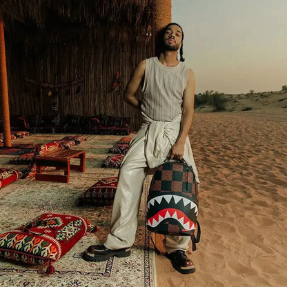 That Big Check Shark Backpack