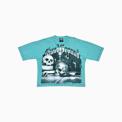 Men's Stand Proud Gothic Skull Graphic T-Shirt