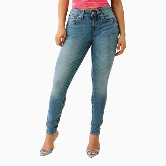Women's Jennie ‘I Love True Religion’ Curvy Skinny Jean Pant
