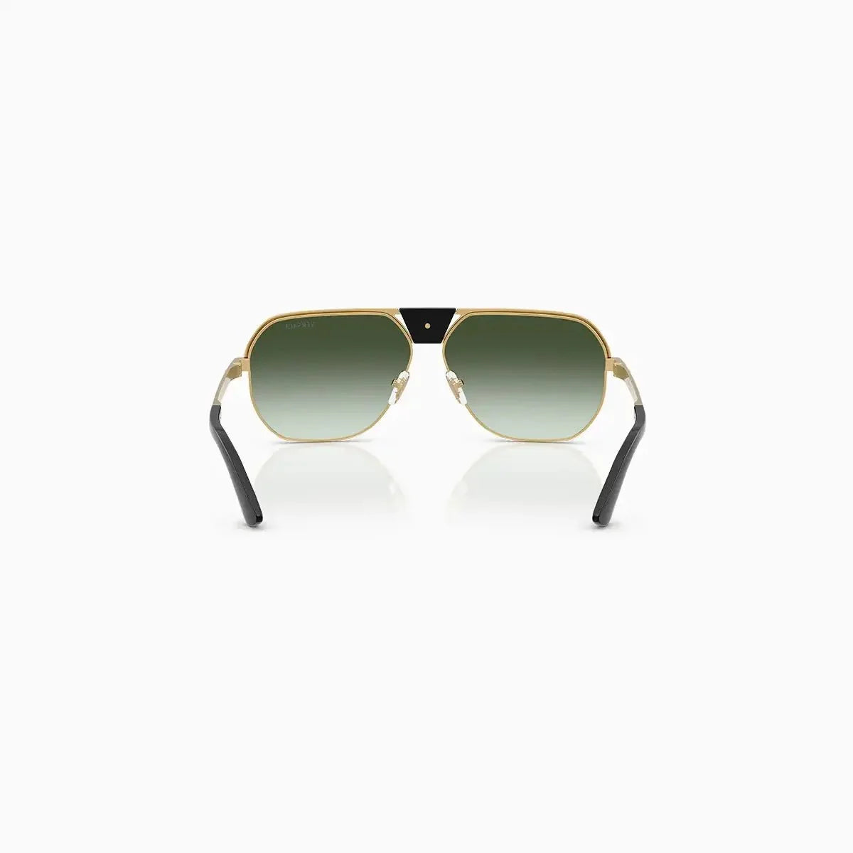Versace Gold Green Gradient Sunglasses